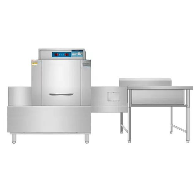 Automatic Conveyor Commercial Dishwasher Machine Freestanding For Kitchen